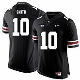 Ohio State Buckeyes 10 Troy Smith Black Nike College Football Jersey Dzhi,baseball caps,new era cap wholesale,wholesale hats